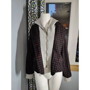 Nick & Mo Vintage Rags Blazer with Attached Sweatshirt